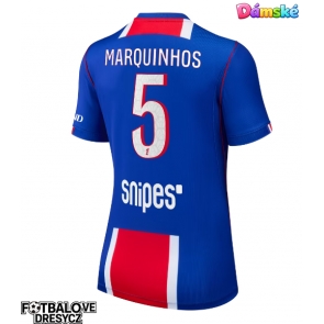 Paris Saint-Germain Marquinhos #5 Dámské Domácí Dres 2026-27 Krátký Rukáv